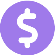Circle dollar icon