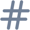 Hash icon